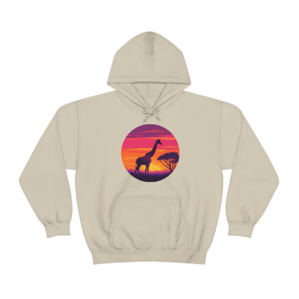 Giraffic Sunset Unisex Heavy Blend™ Hooded Sweatshirt 11