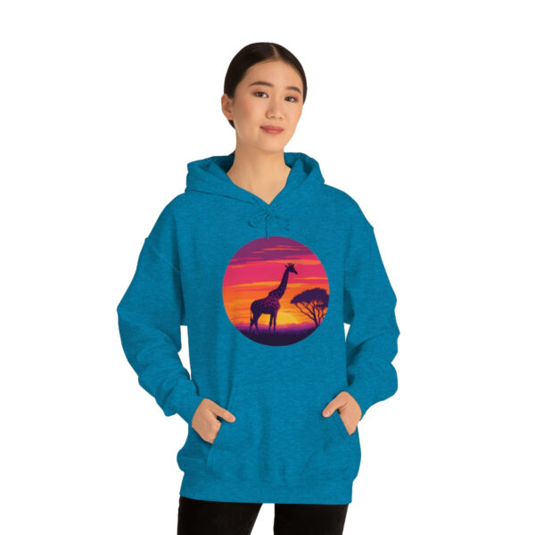 Giraffic Sunset Unisex Heavy Blend™ Hooded Sweatshirt 49