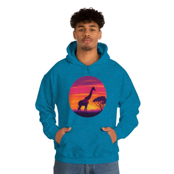 Giraffic Sunset Unisex Heavy Blend™ Hooded Sweatshirt 50