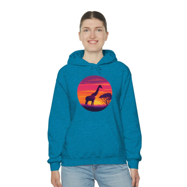 Giraffic Sunset Unisex Heavy Blend™ Hooded Sweatshirt 51