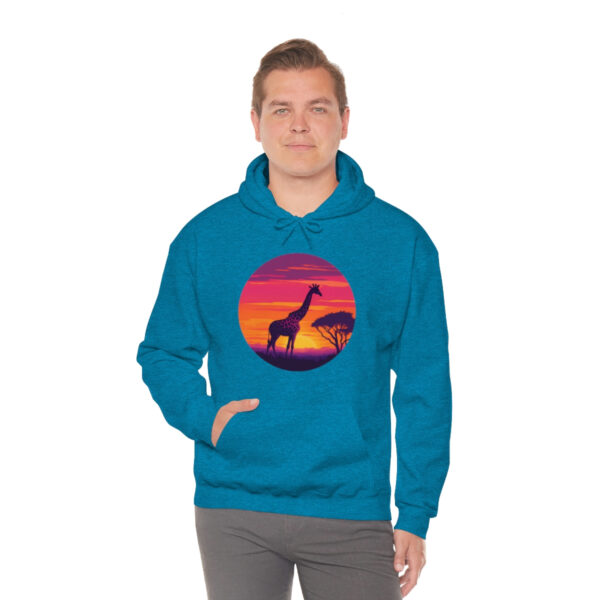 Giraffic Sunset Unisex Heavy Blend™ Hooded Sweatshirt 52