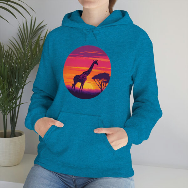 Giraffic Sunset Unisex Heavy Blend™ Hooded Sweatshirt 53