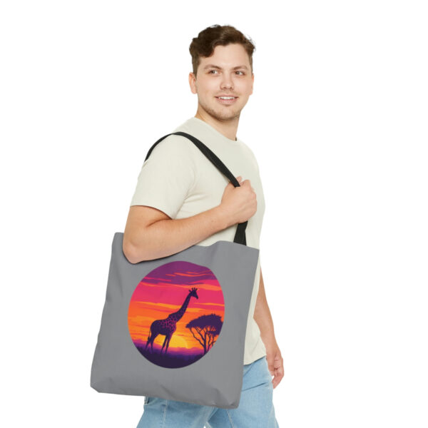 Giraffic Sunset Tote Bag 12