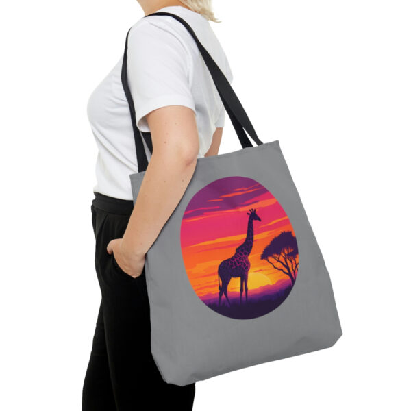 Giraffic Sunset Tote Bag 13