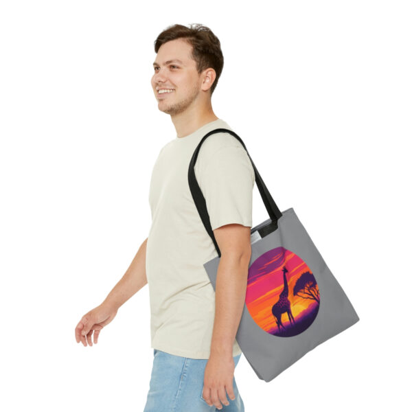 Giraffic Sunset Tote Bag 4