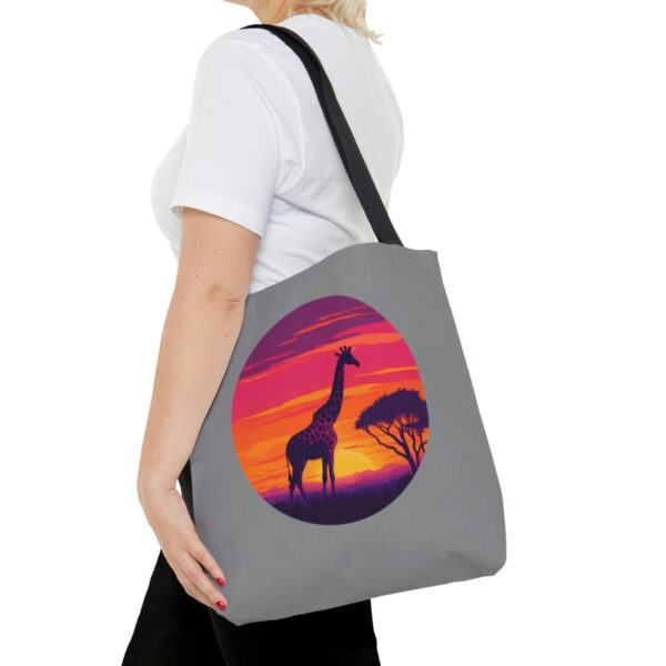 Giraffic Sunset Tote Bag 5