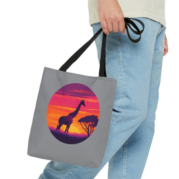 Giraffic Sunset Tote Bag 9