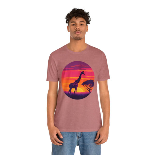 Giraffic Sunset Unisex Jersey Short Sleeve Tee 29