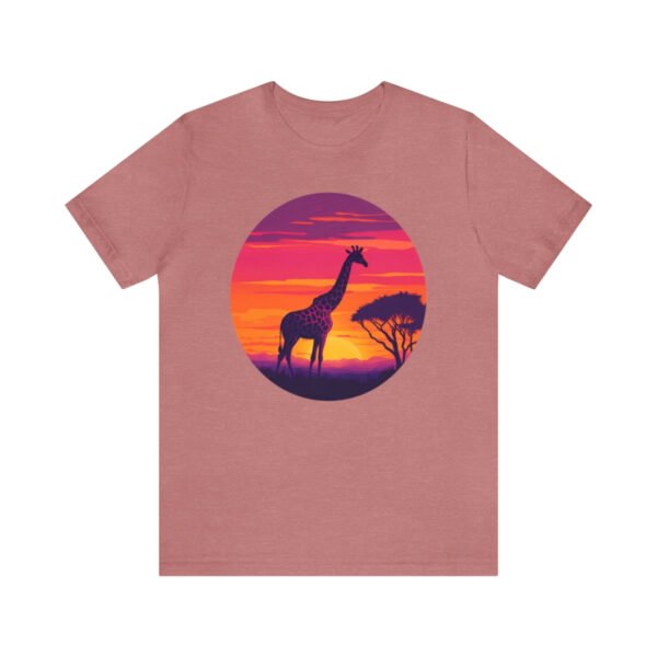 Giraffic Sunset Unisex Jersey Short Sleeve Tee 26