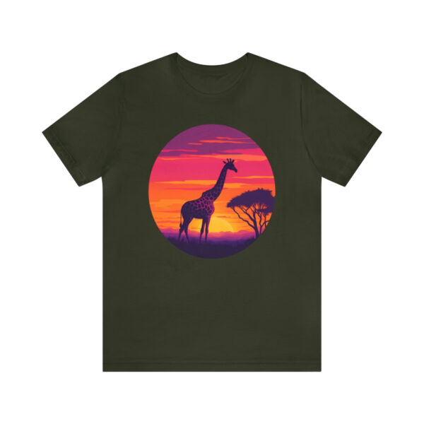 Giraffic Sunset Unisex Jersey Short Sleeve Tee 74