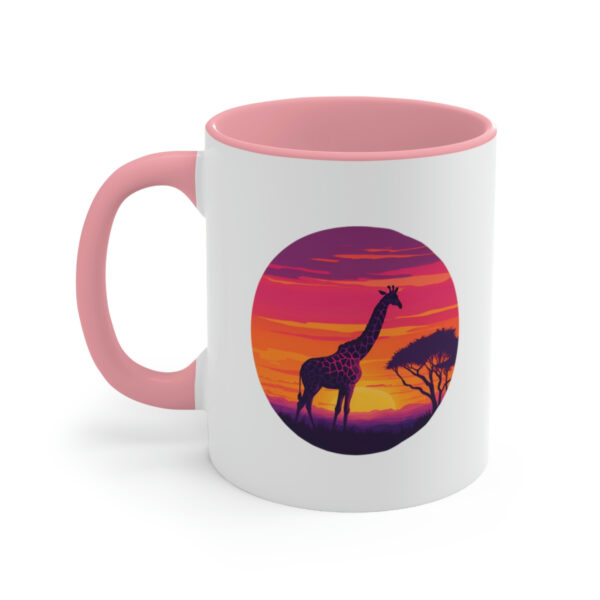 Giraffic Sunset Accent Mugs 4