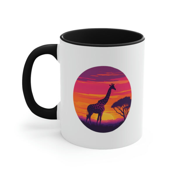 Giraffic Sunset Accent Mugs 15