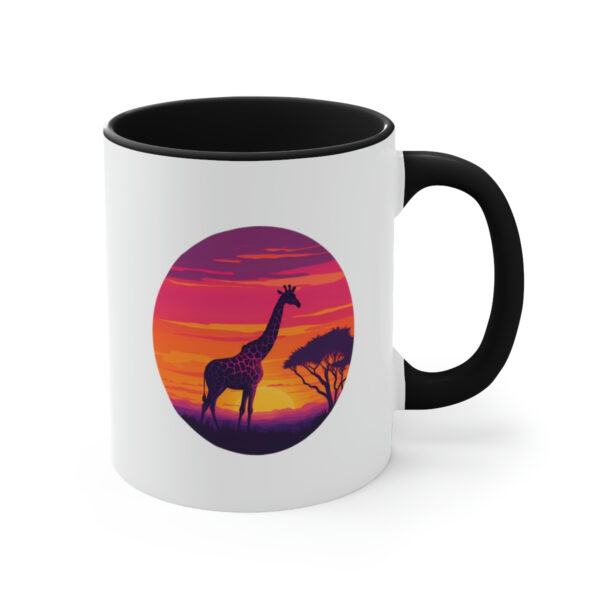 Giraffic Sunset Accent Mugs 16