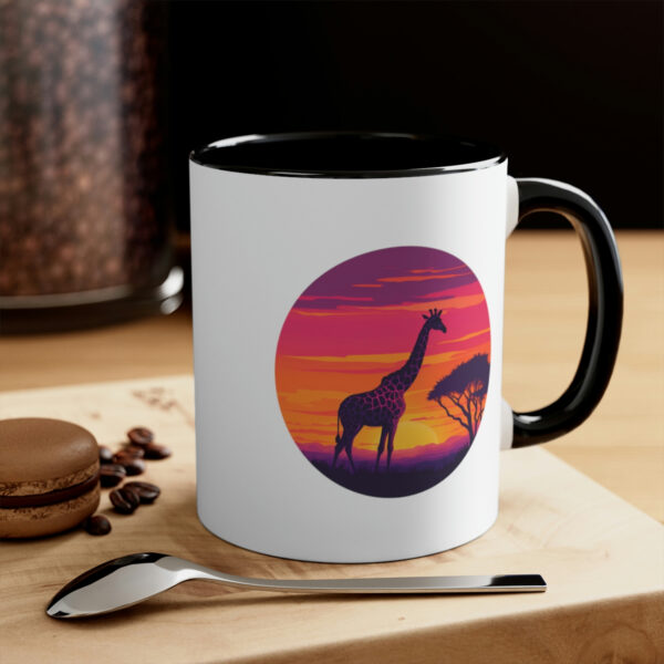 Giraffic Sunset Accent Mugs 17