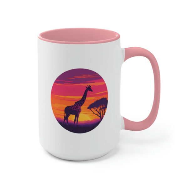 Giraffic Sunset Accent Mugs 12