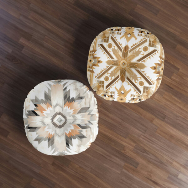 Tufted Floor Pillow, Round 8