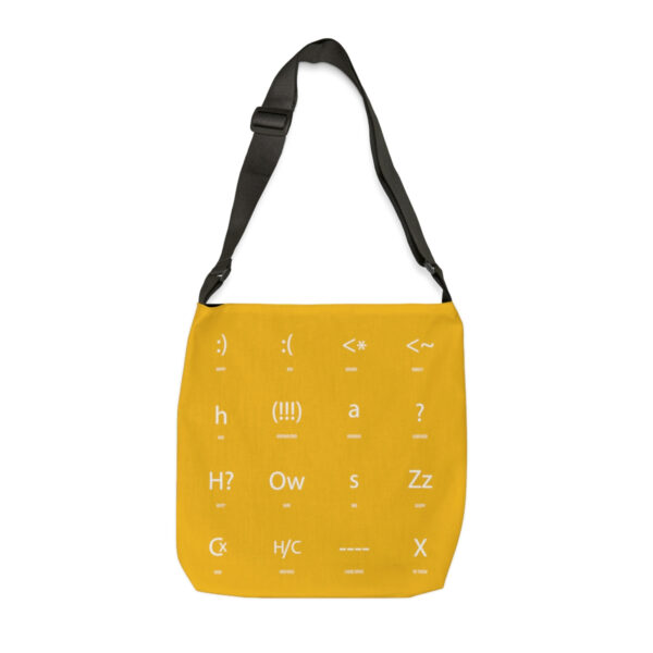 Always Speaking – Adjustable Tote Bag 8